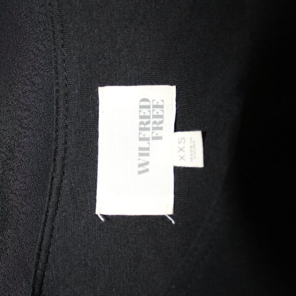 Wilfred Free Black T Shirt Midi Dress Size XXS - Picture 7 of 8